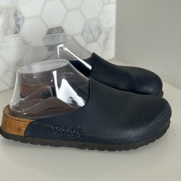 Birkenstock Shoes - Birkenstock Birkis Amsterdam Mules Navy Blue Women’s Narrow EU 36 US 5-5.5